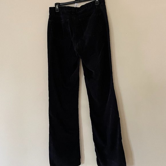 Black Sutton Straight Corduroy Pants - Picture 13 of 14
